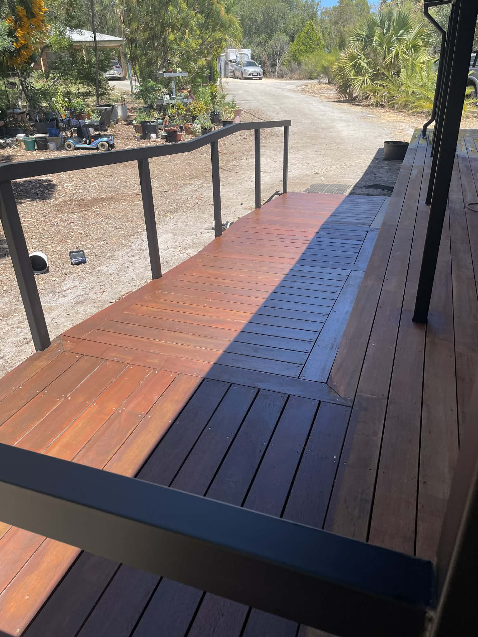 Deck after